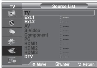 SAMSUNG LE-52F96BD - Selecting the Source - 2