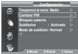 SAMSUNG LE-52F96BD - Cambiar PIN - 1
