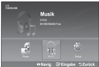 SAMSUNG LE-52F96BD - MP3-Liste verwenden - 1