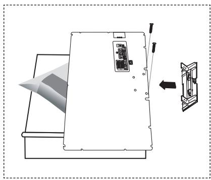 SAMSUNG LE-52F96BD - Instalar o kit de montagem na parede - 1