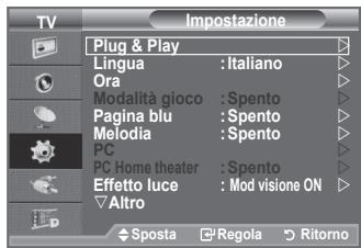 SAMSUNG LE-52F96BD - Modalità gioco / Pagina blu / Melodia / Effetto luce / Risp. energia / Livello di nero HDMI / Esegui demo - 1