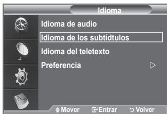 SAMSUNG LE-52F96BD - Se pueda携带 los values predeterminados para los idiomas de los subtitutos, el audio y el teletexto. Muestra la informacion del idioma para el flujo de entrada. - 2