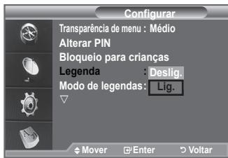 SAMSUNG LE-52F96BD - Definir as legends - 1