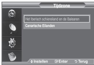 SAMSUNG LE-52F96BD - De tijdzone selecteren (uitsluitend Spanje) - 2