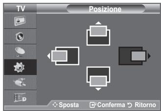SAMSUNG LE-52F96BD - Modifica della posizione dell'immagine: - 1