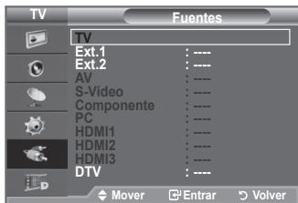 SAMSUNG LE-52F96BD - Puede elegir entre varias fuentes externas conectadas a las tomas de entrada del televisor. - 2