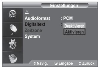 SAMSUNG LE-52F96BD - Wenn das Programm mit Digitaltext gesendet wird, ist diese Funktion aktiviert. - 1