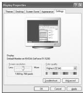 SAMSUNG LE-52F96BD - Impostazione del software del PC (basato su Windows XP) - 1