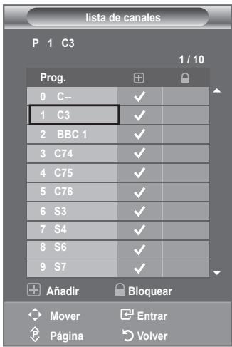 SAMSUNG LE-52F96BD - Adicc y bloqueo de canales - 3
