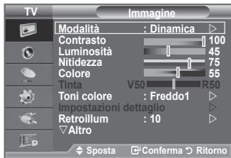 SAMSUNG LE-52F96BD - É possible selezionare il tipo di imagine che più corrisponde alle proprie esigenze. - 1