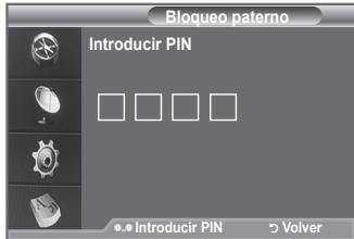 SAMSUNG LE-52F96BD - Configuración del bloqueo paterno - 2