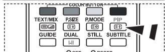SAMSUNG LE-52F96BD - Viewing the Picture In Picture (PIP) - 3