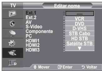 SAMSUNG LE-52F96BD - Identifique o dispositorio ligado às tomadas de entrada para que a seleção de fontes de entrada se torne mais fácil. - 2