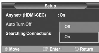 SAMSUNG LE-52F96BD - Samodejni izklop naprave v systemd Anynet+, ko je TV izklopljen - 3