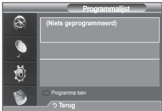 SAMSUNG LE-52F96BD - De lijst met geplande programmá's - 1