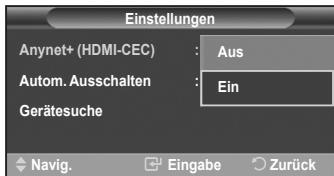 SAMSUNG LE-52F96BD - Automatisches Abschalten von Anynet+-Geräten durch Abschalten des Fernsehgeräts - 2