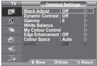 SAMSUNG LE-52F96BD - Svetlost zaslona lahko prilagodite takto, da prilagodite osvetlitev LCD-zaslona. (0~10) - 4