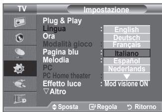 SAMSUNG LE-52F96BD - Scelta della lingua - 2