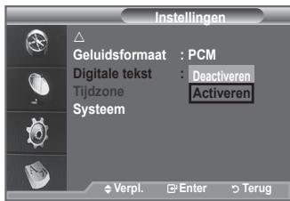 SAMSUNG LE-52F96BD - Digitale tekst selecteren (uitsluitend Verenigd Koninkrijk) - 1