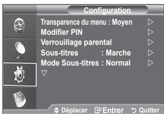 SAMSUNG LE-52F96BD - Aperçu du système menu DTV - 4