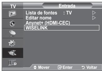 SAMSUNG LE-52F96BD - Utilizar o menu WISELINK - 1