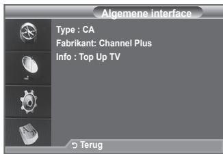 SAMSUNG LE-52F96BD - Met deze optie geeft u informatatie over een CAM in de Cl-sleuf\ weer. - 1