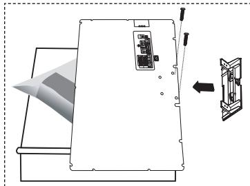 SAMSUNG LE-52F96BD - Anbringen der Wandhalterung - 1