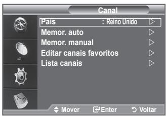 SAMSUNG LE-52F96BD - Actualizar automaticamente a lista de canais - 1