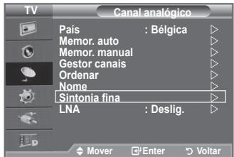 SAMSUNG LE-52F96BD - Utilize a sintonização finala para obter uma optima receção de um determinado canal. - 1
