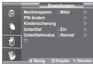 SAMSUNG LE-52F96BD - Vorschau des DTV-Menusystems - 4