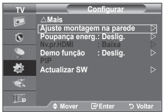 SAMSUNG LE-52F96BD - Ajuste do suporte de montagem na parede(vendido em分开o)(LE52F9) - 2