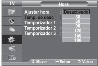 SAMSUNG LE-52F96BD - Ajuste del temporizador de desconexión - 2