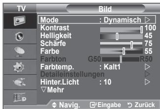 SAMSUNG LE-52F96BD - Sie können den Bildstandard auswahlen, der für ihre Sehwogenheiten am besten geeignet ist. - 1