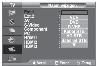 SAMSUNG LE-52F96BD - De namen van de ingangsbron bewerken - 2