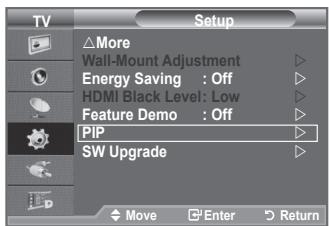 SAMSUNG LE-52F96BD - Viewing the Picture In Picture (PIP) - 1