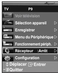 SAMSUNG LE-52F96BD - Le son peut être émis par l'intermédiaire d'un récepteur au lieu de l'enceinte du téléviseur. - 1