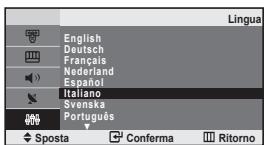SAMSUNG LE-20S81B - Scelta della lingua - 1