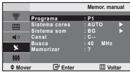 SAMSUNG LE-20S81B - Memorizar canais automaticamente - 3
