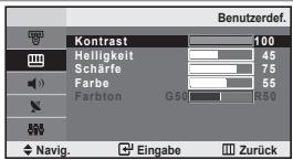 SAMSUNG LE-20S81B - Benutzereinstellung Bild anpassen - 1