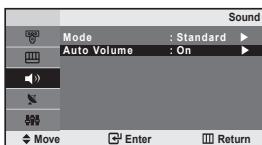 SAMSUNG LE-20S81B - Adjusting the Volume Automatically - 1