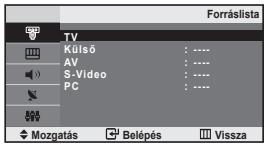 SAMSUNG LE-20S81B - Forras kivalasztasa - 1