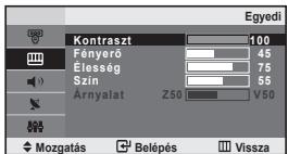 SAMSUNG LE-20S81B - Egyedi képbeállitás meghatározása - 1