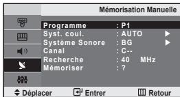 SAMSUNG LE-20S81B - Mémorisation automatique des chaînes - 3