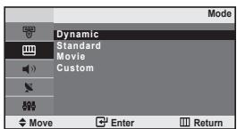 SAMSUNG LE-20S81B - Changing the Picture Standard - 1