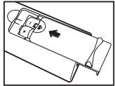 SAMSUNG LE-20S81B - Batterijen in de afstandsbedieningplaatsen - 3