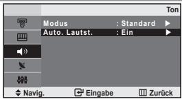 SAMSUNG LE-20S81B - Lautstärke automatisch einstellen - 1