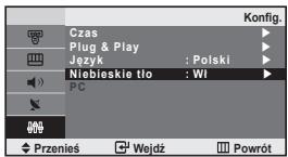 SAMSUNG LE-20S81B - Po pierwyszym uruchomieniu odiornika wybierz jejzyk, w którym bedzie wyświetlane menu i wskazówki. - 1