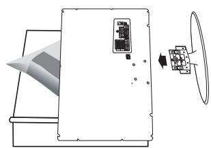 SAMSUNG LE-20S81B - Anbringen des Fußes - 1