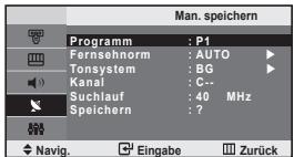 SAMSUNG LE-20S81B - Kanäle automatisch speichern - 3