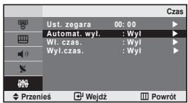 SAMSUNG LE-20S81B - Nastawianie automatycznégo wyłuczania - 1